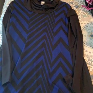 Cowl neck tunic